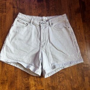 Abercrombie & Fitch Light Gray Jean Shorts